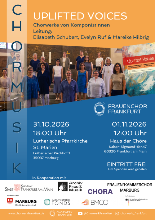 Konzertplakat des Frankfurter Konzerts